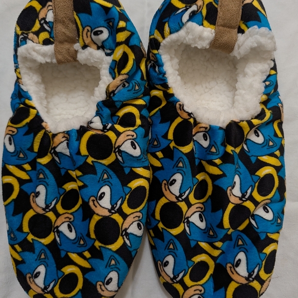 Sonic The Hedgehog Other - Mens Slippers, Sonic The Hedgehog Size L